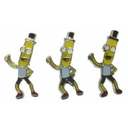 Rick And Morty MR Poopy Butthole Figure 1 1/8" Tall Metal (3 Pins)
