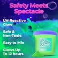 thumbnail image 2 of FoamDaddy UV Glow Powder Dye – Make Your Foam Glow – Compatible with Any Foam Machine – Add a Pop of Color & Neon Magic – Safe & Non-Toxic, Easy Preparation, Long Lasting & Great Glow Effect – 2oz, 2 of 7