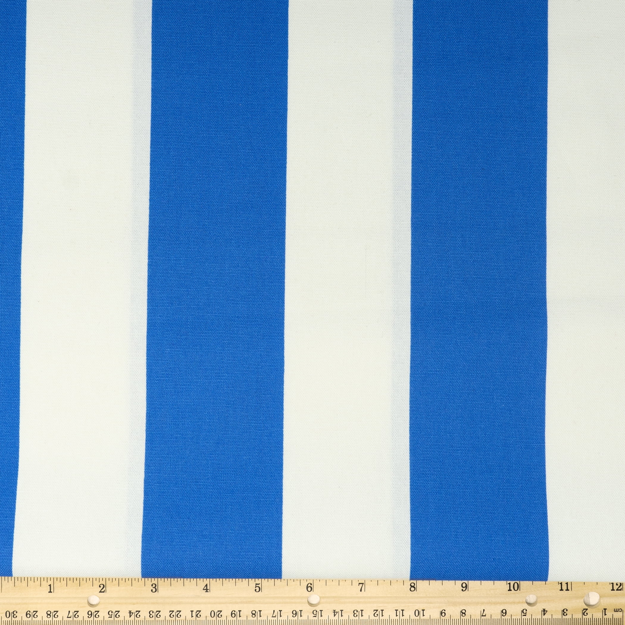 Waverly Inspirations 54" 100% Cotton Striped Sewing & Craft Fabric 8 yd By the Bolt, Blue