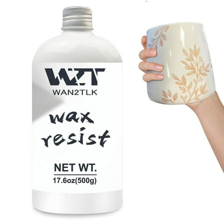 Pottery Wax Resist for Glazing and Pattern Tracing(17.64 oz)