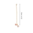 thumbnail image 2 of Unique Bargains 1 Pc Butterfly Round Letter U Cup Chain Charm Water Cup Pendant Pink Alloy, 2 of 5