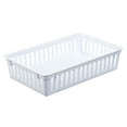thumbnail image 4 of Mainstays 2-Pack Plastic Drawer Organizer Storage Bin Set, Mini Drawer Storage Containers for Kitchen Drawer, Desk Drawer and Bathroom Drawer Organization, Arctic White, 10.3" x 6.5" x 2.4", 4 of 10