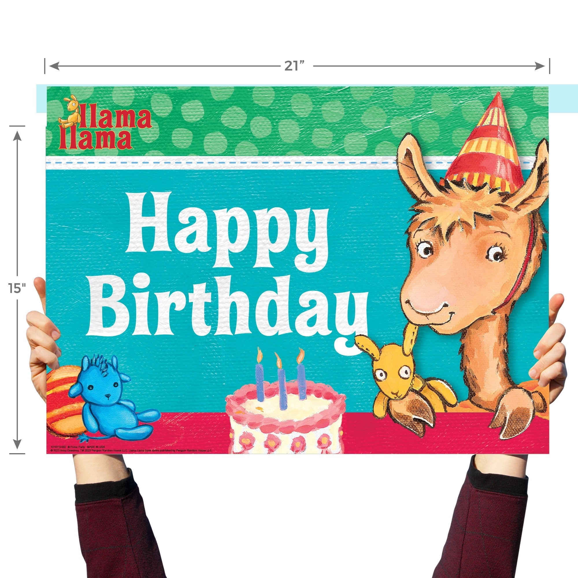 Llama Llama Happy Birthday Yard Sign