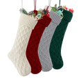 thumbnail image 1 of Knitted Christmas Stockings, 18inches Large Christmas Stockings, 4 Pieces, Rustic, Personalized Christmas Stocking Decorations For Family, Holiday, De, 1 of 3