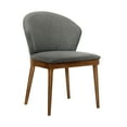 thumbnail image 3 of Arcadia and Juno 42" Round Charcoal and Walnut Wood 5 Piece Dining Set, 3 of 8
