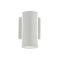 thumbnail image 2 of WAC Lighting Cylinder 1-Light LED 3000K Up & Down Aluminum Wall Light in White, 2 of 5