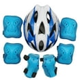 thumbnail image 2 of Yuarrent Protector de patinaje sobre ruedas ajustable de 7 piezas Juego de cascos para niños pequeños Coderas patinar tipo 3 Yuarrent OD022039-06, 2 of 6