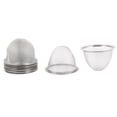 thumbnail image 1 of Unique Bargains Tea Leaf Spice Round Wire Mesh Teapot Filter Strainer 85mm Dia 60mm Depth 8pcs, 1 of 1
