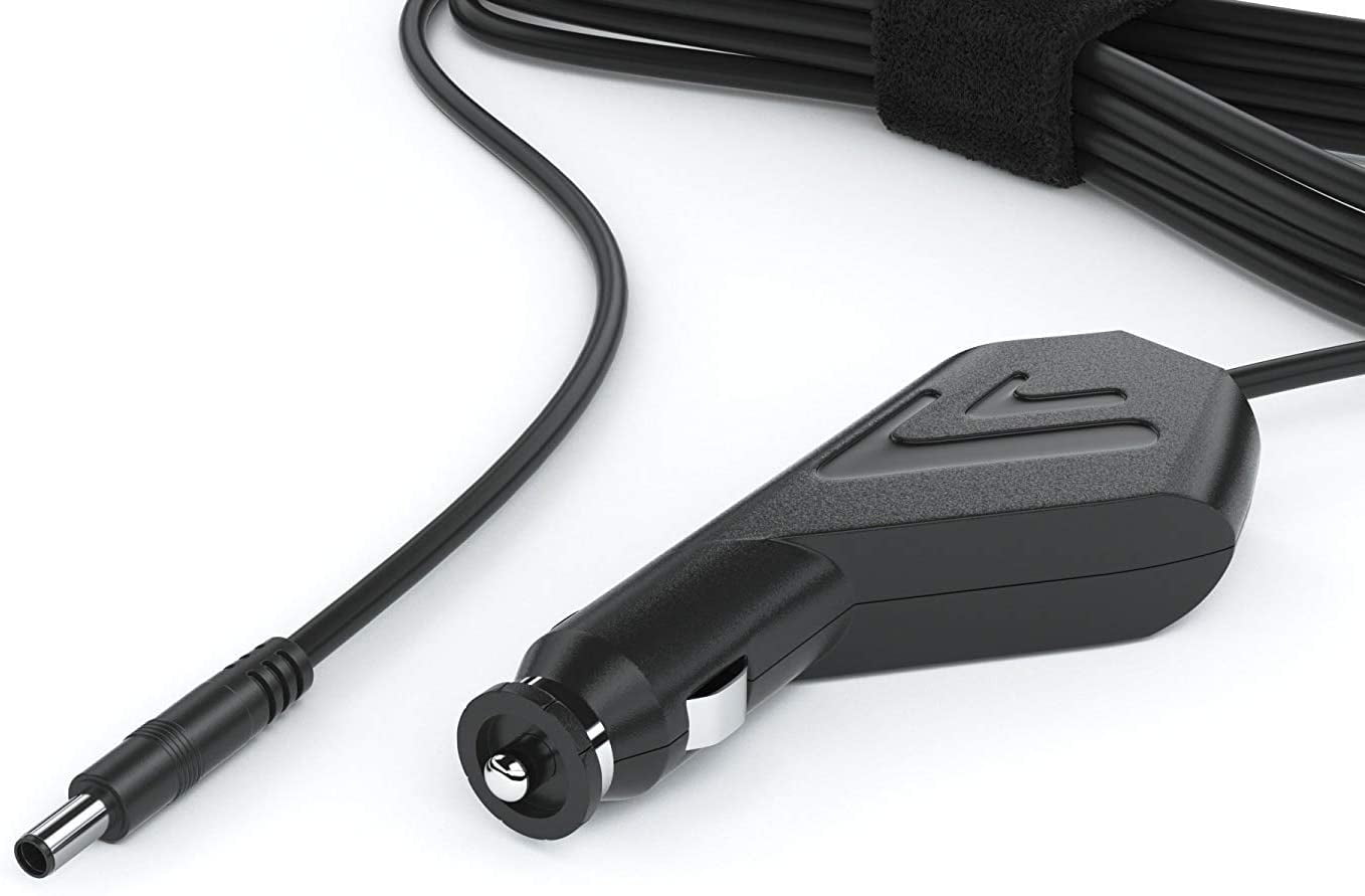 Pwr Car Charger for RCA Portable DVD Player Extra Long Power Cord