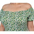 thumbnail image 4 of Vestido Roman Fashion Extra 4280 Azul Floreado Talla 38, 4 of 6