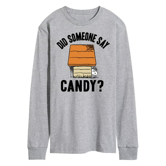 Peanuts - Say Candy Art - Men's Long Sleeve T-Shirt