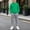 Green, variant on BRGZLK 2 Piece Outfit for Teen Girls Boys Solid Color Long Sleeve Pullover Hooded Sweatshirt and Jogger Sweatpants Soft Comfort Tracksuit Fall Winter Outfits Dark Blue 12-13 Years
