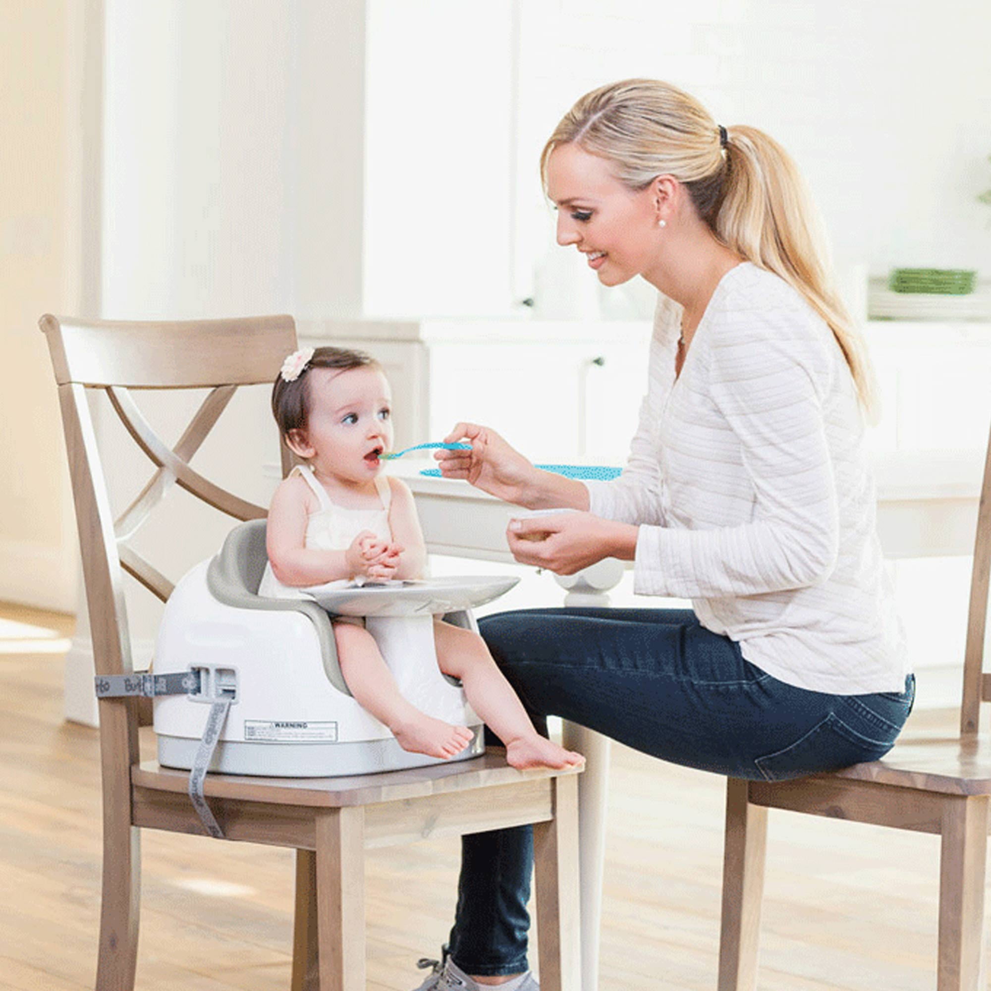 Bumbo Baby Toddler Adjustable 3-in-1 Multi Seat High Chair, Taupe (2 Pack)