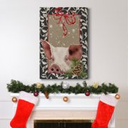 County Christmas Farm II- Gallery Wrapped Canvas