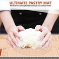 thumbnail image 3 of Silicone Pastry Baking Mat Non Stick-Large Rolling Dough with Measuremen's-Non Slip Pizza,Fondant,Pie,Cake Baking Mat - 26 x 16 Inch By Cook Time, 3 of 3