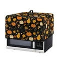 thumbnail image 7 of TSOVTHRID Pumpkin Maple Leaf Black Print Microwave Oven Grill Cover Protector Oil-Proof Microwave Oven Dust Cover with Handle Case Protections for Toaster Oven Fall Decor, 18.25"W x 14.5"D x 11"H, S, 7 of 7