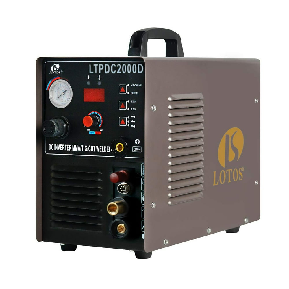 lotos ltpdc2000d pilot arc plasma cutter tig stick welder