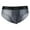 Grey, variant on 3 Pack Mens Underwear Briefs Ice Silk Seamless With U Bag Breathable Low Waist Panties