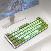 Magic-Refiner MK21 60% Gaming Keyboard 61 Key Mechanical Wired Type C RGB Red Switch for PC PS4 Xbox