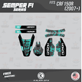 thumbnail image 2 of Kalair GFX Graphics Kit for Honda CRF150R (2007-2023) Semperfi Series, 2 of 5