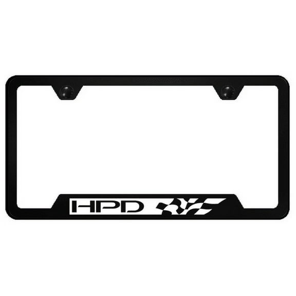 Honda HPD Logo Polycarbonate Notched License Plate Frame Official Licensed
