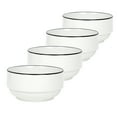 thumbnail image 3 of Mainstays Black rim grès Round Bowl, 3 of 5