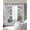 Gray, variant on Turquoise Truck Dogs Blackout Curtains for Bedroom/Living Room, Thermal Insulated Kitchen Curtains, Farmhouse Retro Car Animals Wooden Grommet Darkening Window Treatment Drapes 52"x63"x2