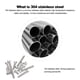 thumbnail image 4 of Tornillo Irfora Tornillo hexagonal exterior de acero inoxidable DIN933 304 Irfora Tornillo, 4 of 7