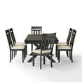 thumbnail image 3 of Rustic Dining Set - 7 Piece Table & Chair Set - Farmhouse Style Dining Room Furniture, 3 of 10