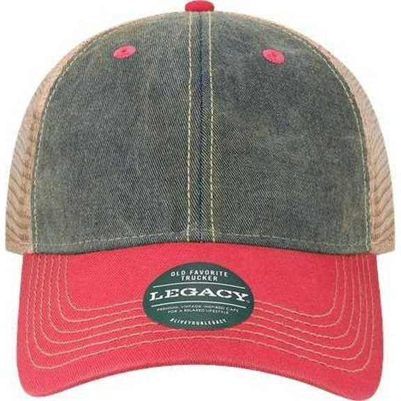 Legacy OFA Old Favorite Trucker Cap - Navy Dark Pink