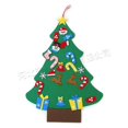 thumbnail image 1 of Nuevo Fieltro árbol de Navidad pasta libre niños Diy tridimensional árbol de Navidad impresión decorativo calendario colgante, 1 of 1