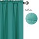thumbnail image 4 of Better Home Style Cortina 100% Opaca De 2 Niveles Para Tratamiento De Ventanas, Cortinas Aisladas, Paneles Cortos Para Cocina, Baño, Sótano, Caravana O Cualquier Ventana Pequeña # M3024 (Verde Azulado, 4 of 4