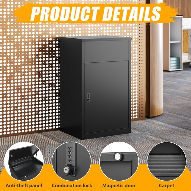 STANI, Metal Package Delivery Boxes, Coded Lock, Outdoor Security