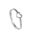 thumbnail image 4 of Celtic Heart Promise Dainty Petite Purity .925 Sterling Silver Band Jewelry Female Male Size 6, 4 of 4