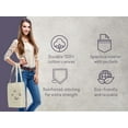 thumbnail image 2 of Lincove  Stylish Canvas Tote Bag - Reusable Bag - Perfect Daily Use & Travel Butterfly, 2 of 9