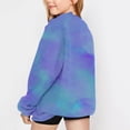 thumbnail image 3 of Mercatoo Girls and Toddlers Sweatshirts Fashion Tie Dye Print Pullover Tops Crewneck Loose Fit Long Sleeve Fall Winter Cute Clothes, 3 of 7