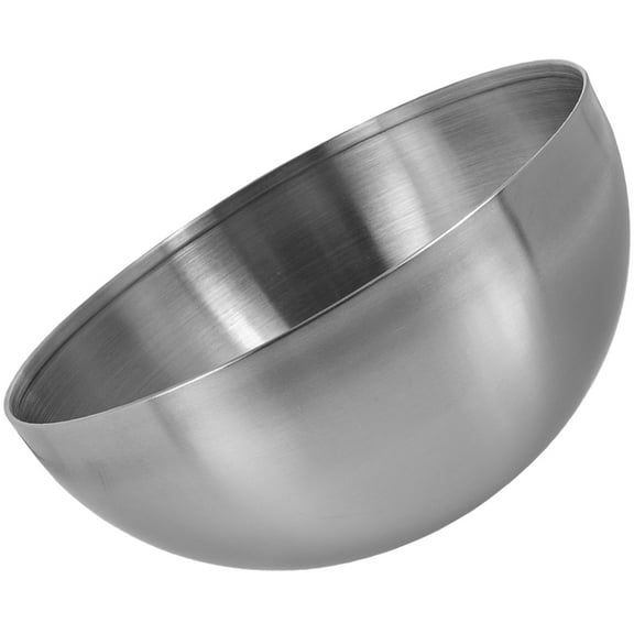 Stainless Steel Salad Bowl Metal Serving Bowl for Korean Foods Noodle and Salad 1 Set