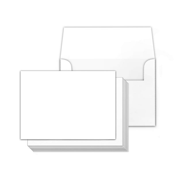 White Blank 5 x 7” Card Stock Thick Paper Blank Postcards and Index