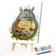 thumbnail image 2 of Cuadros Decorativos Kit de pintura por números DIY Totoro Hand Oil Art Picture Craft Home Wall Decor(1) Wdftyju de costura negro 4 estilos, 2 of 9