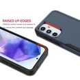 thumbnail image 4 of Samsung Galaxy A55 5G Case with Tempered Glass Screen Protector, Tekcoo Heavy Duty Rugged Shockproof Full Body Protective 2-IN-1 Phone Case Cover for Galaxy A55 5G, Dark Blue, 4 of 8