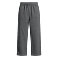 thumbnail image 6 of Wide Leg Sweatpants for Women Straight Leg Pullover Lounge Pants Casual Elastic High Waist Fleece Lined Fall Trousers with Pockets, 6 of 7