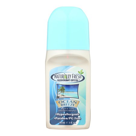 Naturally Fresh Roll-On Deodorant, Ocean Breeze, 3 Oz