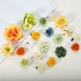 thumbnail image 5 of 20pcs Flower Hair Clips Fake Flowers for Hair Flower Hair Accessories for Women and Girls Yellow Green, 5 of 6