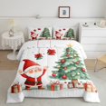 thumbnail image 2 of Manfei Happy Christmas Bedding Comforter Set,Cute Cartoon Gnome Twin Comforter Sets,Chic Xmas Tree Gifts Bedding Set For Teens,Ultra Soft Home Decor Reversible,2 Pieces, 2 of 8