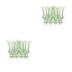 thumbnail image 1 of Inteprter 12 paquetes/lote patrones de hojas transparentes ramo de plantas simuladas de eucalipto precio bajo plantas artificiales de plástico verde 2Conjunto, 1 of 6