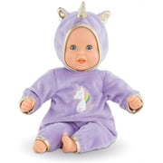 Corolle Mon Premier Poupon Bebe Calin Unicorn - 12" Baby Doll with Hooded Unicorn Outfit #100490