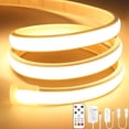 thumbnail image 1 of Tira de luces LED Lamomo de 5 m, blanco cálido, regulable e impermeable, 1 of 9