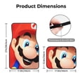 thumbnail image 5 of Lsque Mario Print 4-Piece Floor Mats, Heavy-Duty Rubber Liners, Anti-Slip Design, All-Season Automotive Protection, Vehicles, Cars, Trucks, and SUVs, 5 of 7