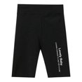 thumbnail image 2 of SNKSDGM Girls Sweatpants Size 7-8 Slim Summer Children'sPants Letter Printing Quarter Pants High Waisted Shorts Slim Breathable Girls Shorts Wear Yoga Pants over 5-6 Years, 2 of 4