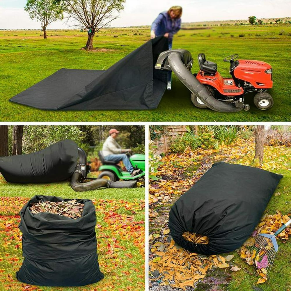 Lawn Tractor Leaf Bag Riding Mower Grass Sweeper Rubbish Bag 54 Cubic